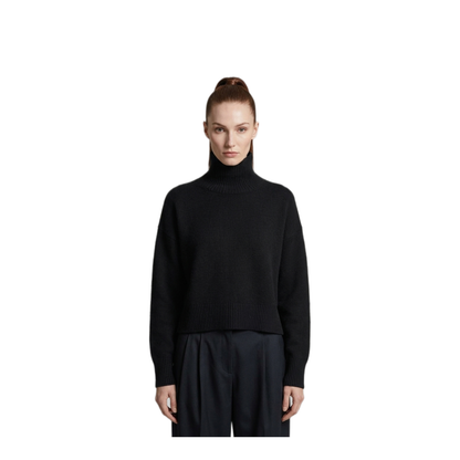 MAYFEYR - Loulou Studio - Black Jonah Turtleneck Sweater - JONAHBLACK