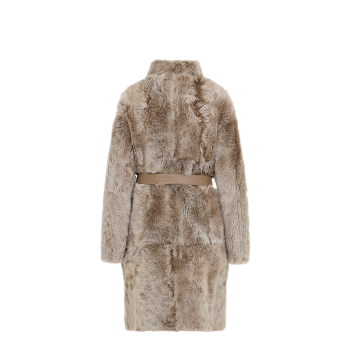MAYFEYR - Yves Salomon - Chai Latte Shearling Coat - 23WYM60695TOSXA2270