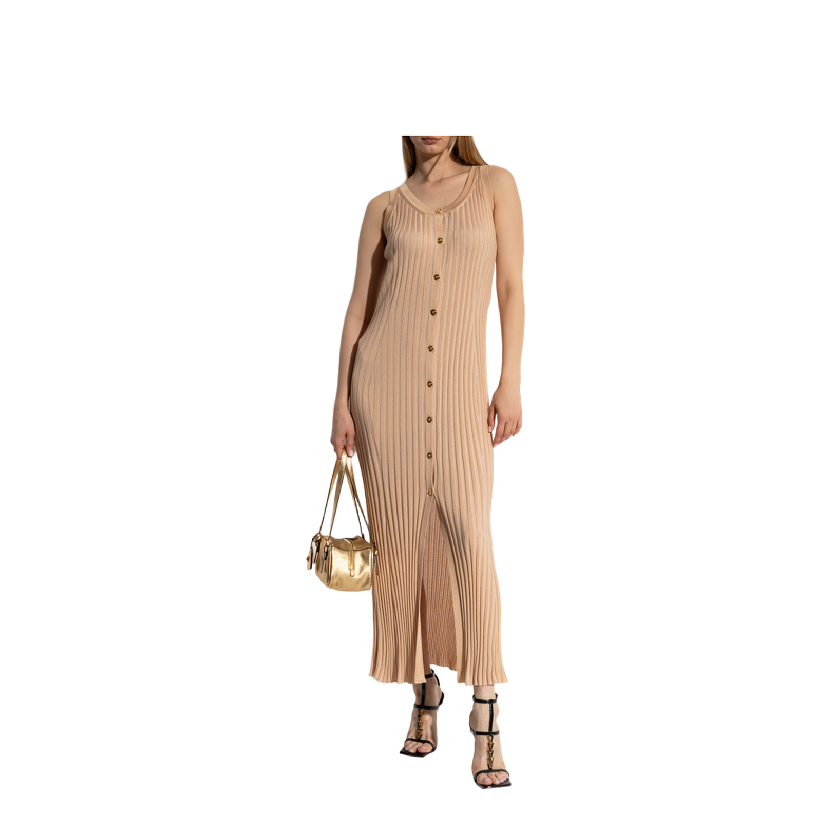 Ribbed Sleeveless Dress