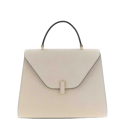 Large Handbag Leather White
