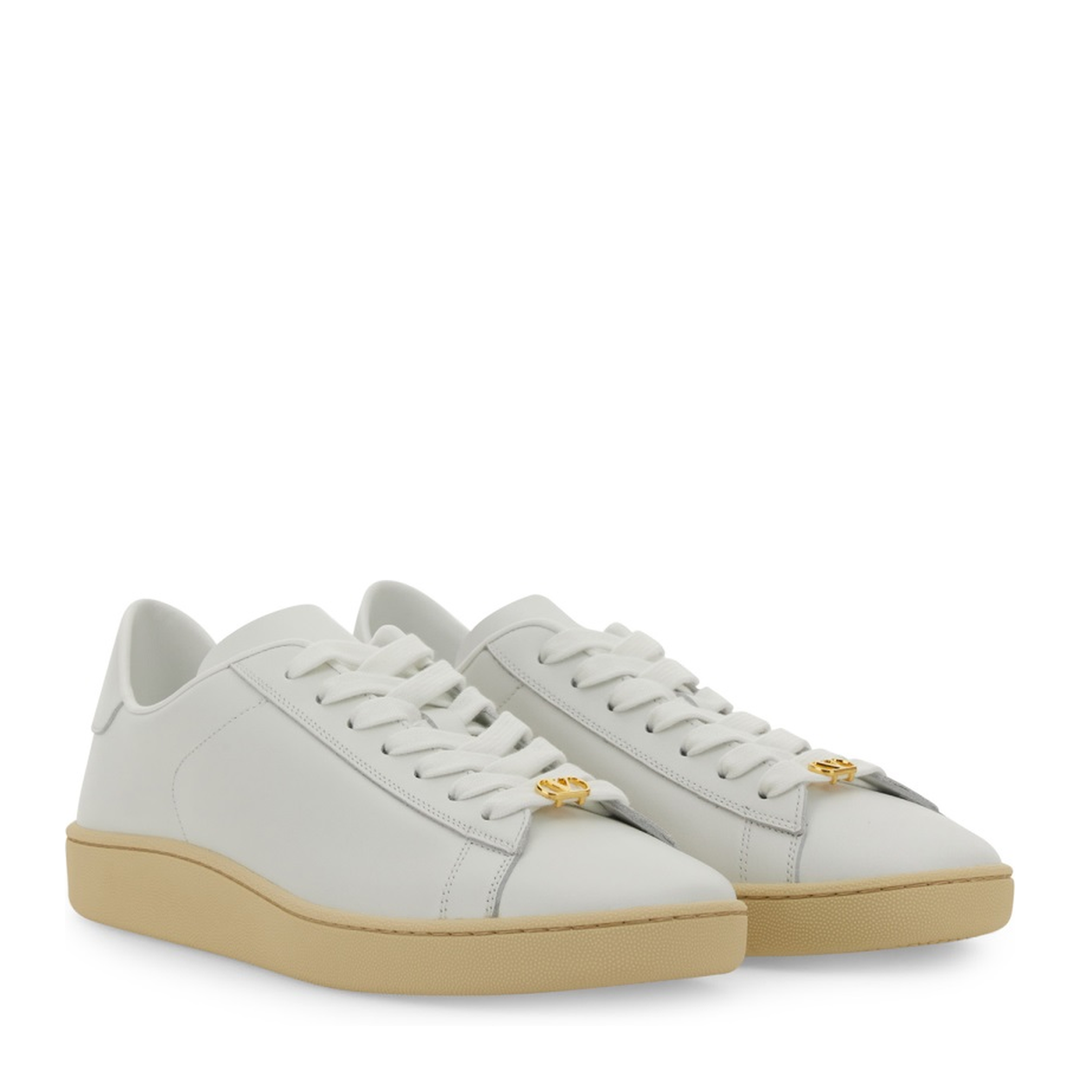 White Leather Sneakers