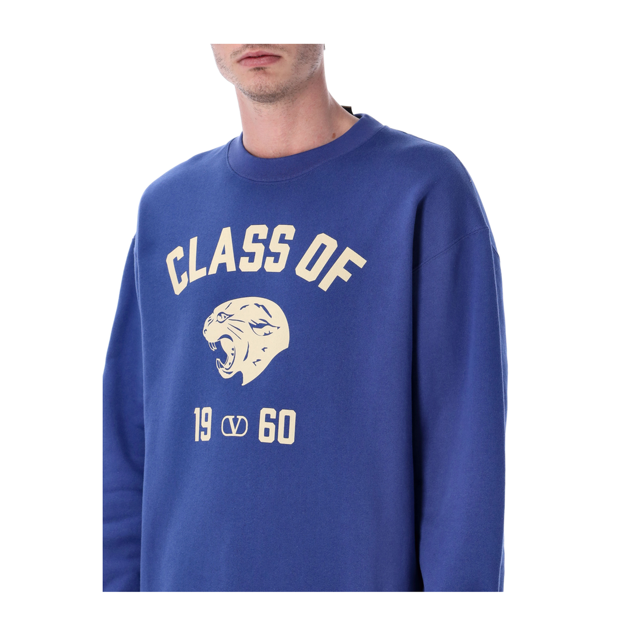Panther Print Jersey Sweatshirt