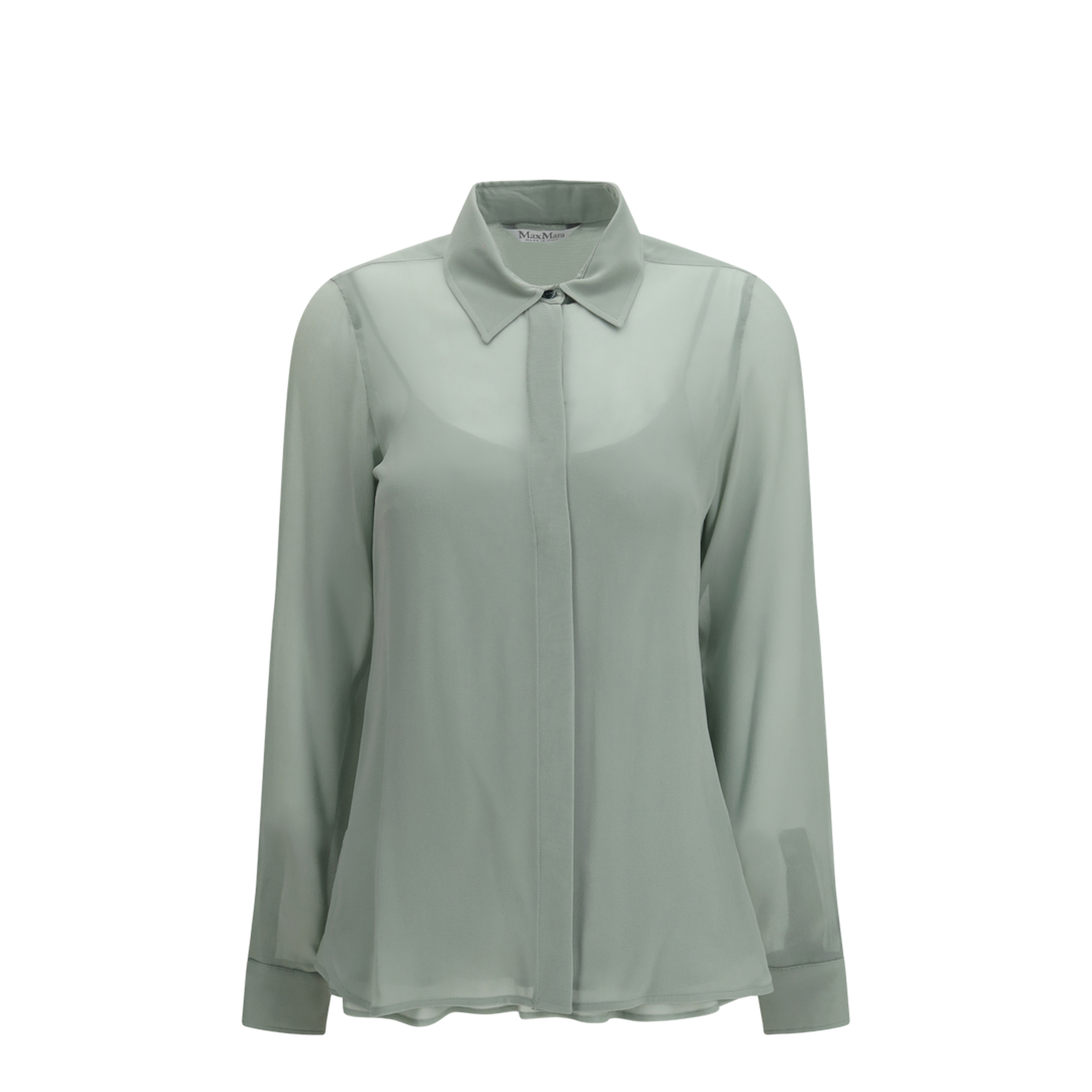 MAYFEYR - Max Mara - Long-Sleeve Silk Shirt - 2611261012600