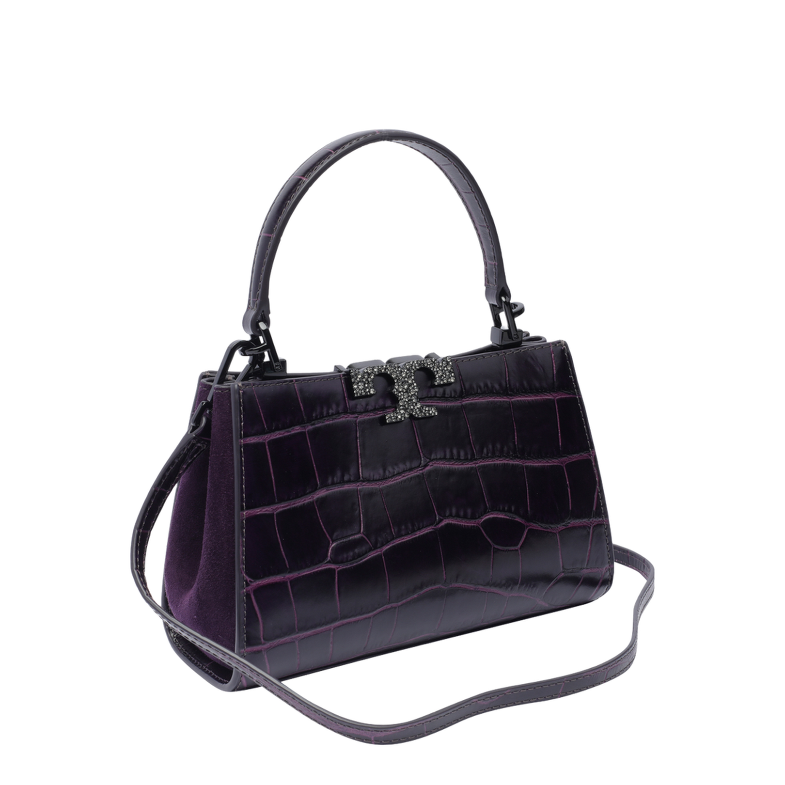 Eleanor Croc Embossed Mini Satchel