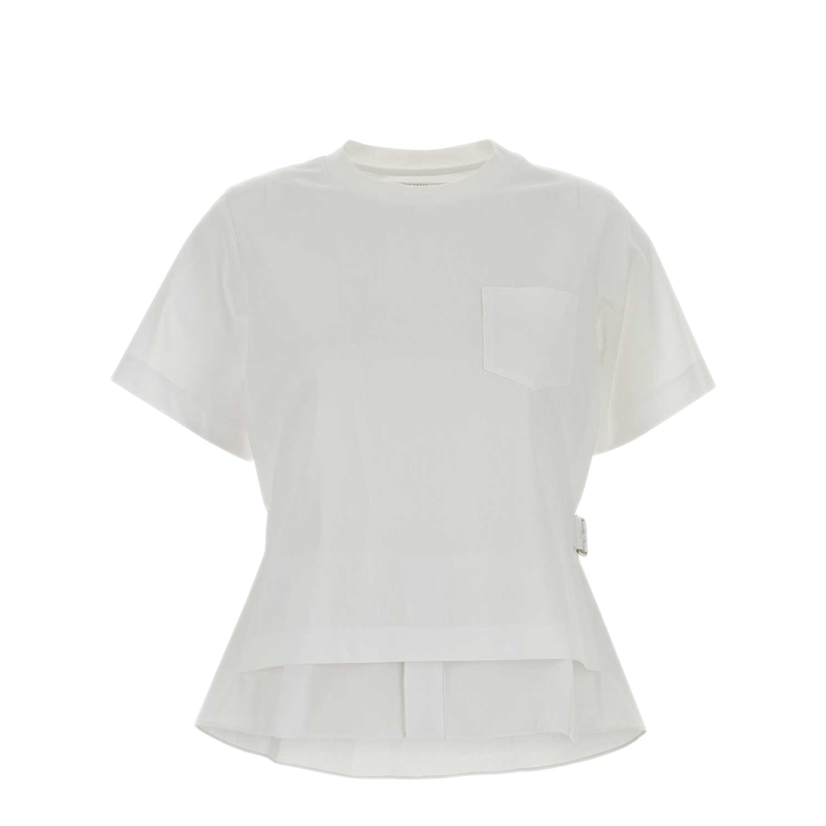 MAYFEYR - Sacai - Poplin X Cotton Jersey T Shirt - 2608747151