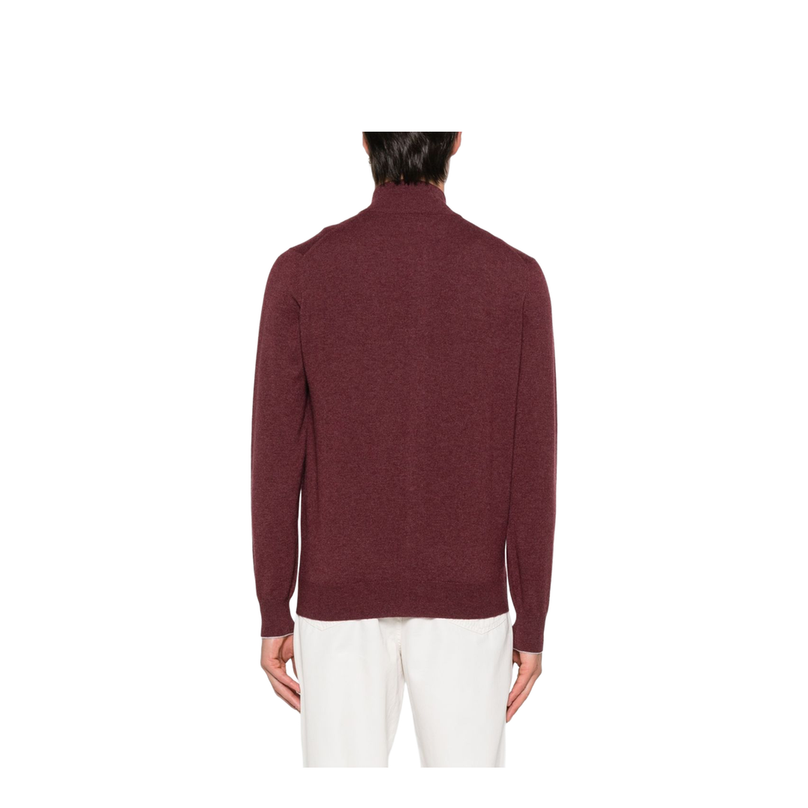 Cashmere Zipped Cardigan