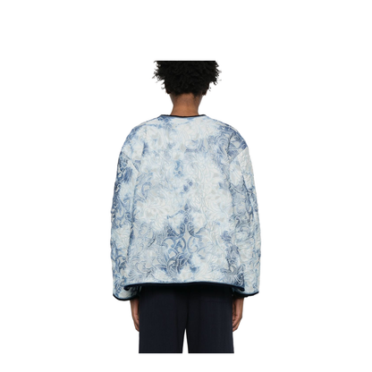 Zip Up Short Blouson Denim