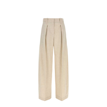 MAYFEYR - Brunello Cucinelli - Beige Wool Blend Pant - MB162P9307C027