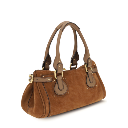 MAYFEYR - Chloè - Paddington Suede Handbag - CH26AS802S77