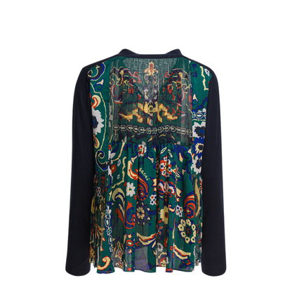 MAYFEYR - Sacai - Floral Print Cardigan - 2507986213