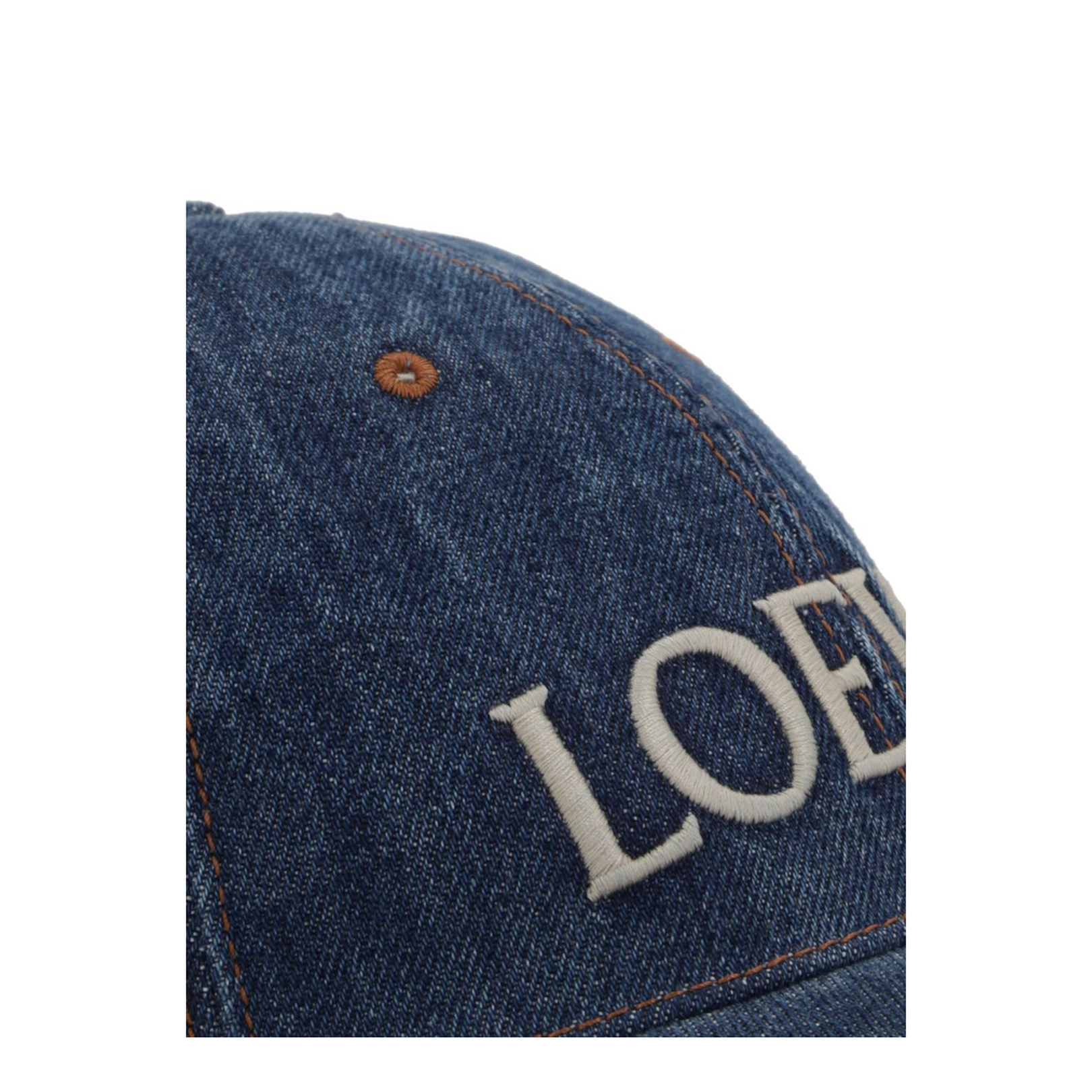 Indigo Blue Pull-On Style Adjustable Strap Curved Peak
