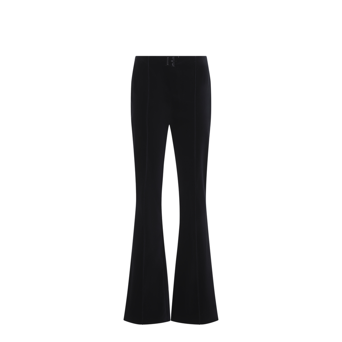 MAYFEYR - Elisabetta Franchi - Black Velvet Pants - PA22467E2110