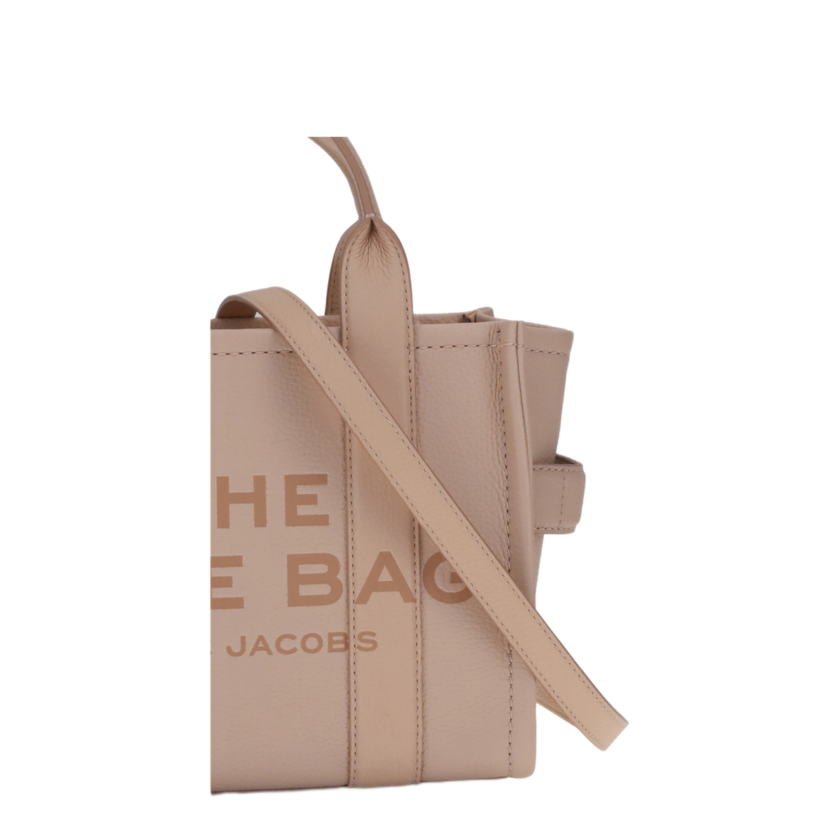 Small Calf Leather Tote - Pink