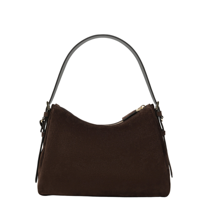 MAYFEYR - Prada - Dark Brown Suede Bag - 1BC301LVO2C4SF0003