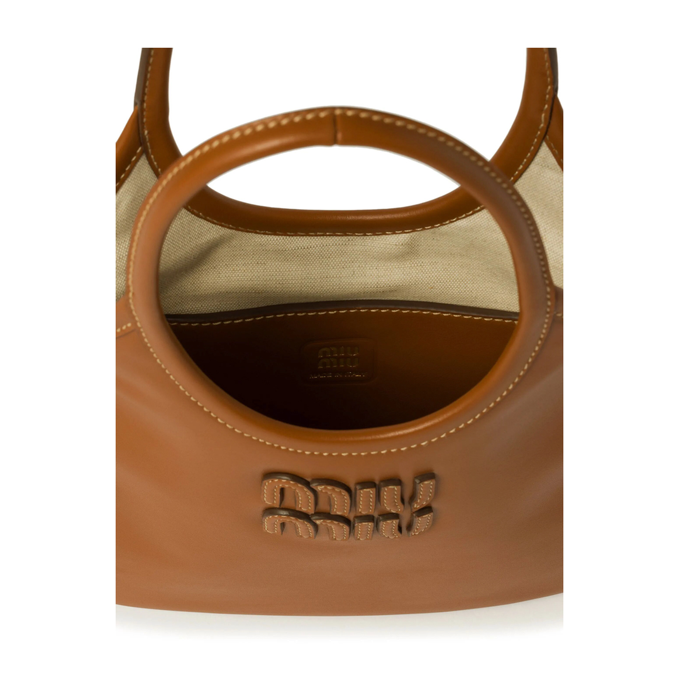 MAYFEYR - MIUMIU - Ivy Mini Leather Handbag - 5BA281VOLN2CRWF0046