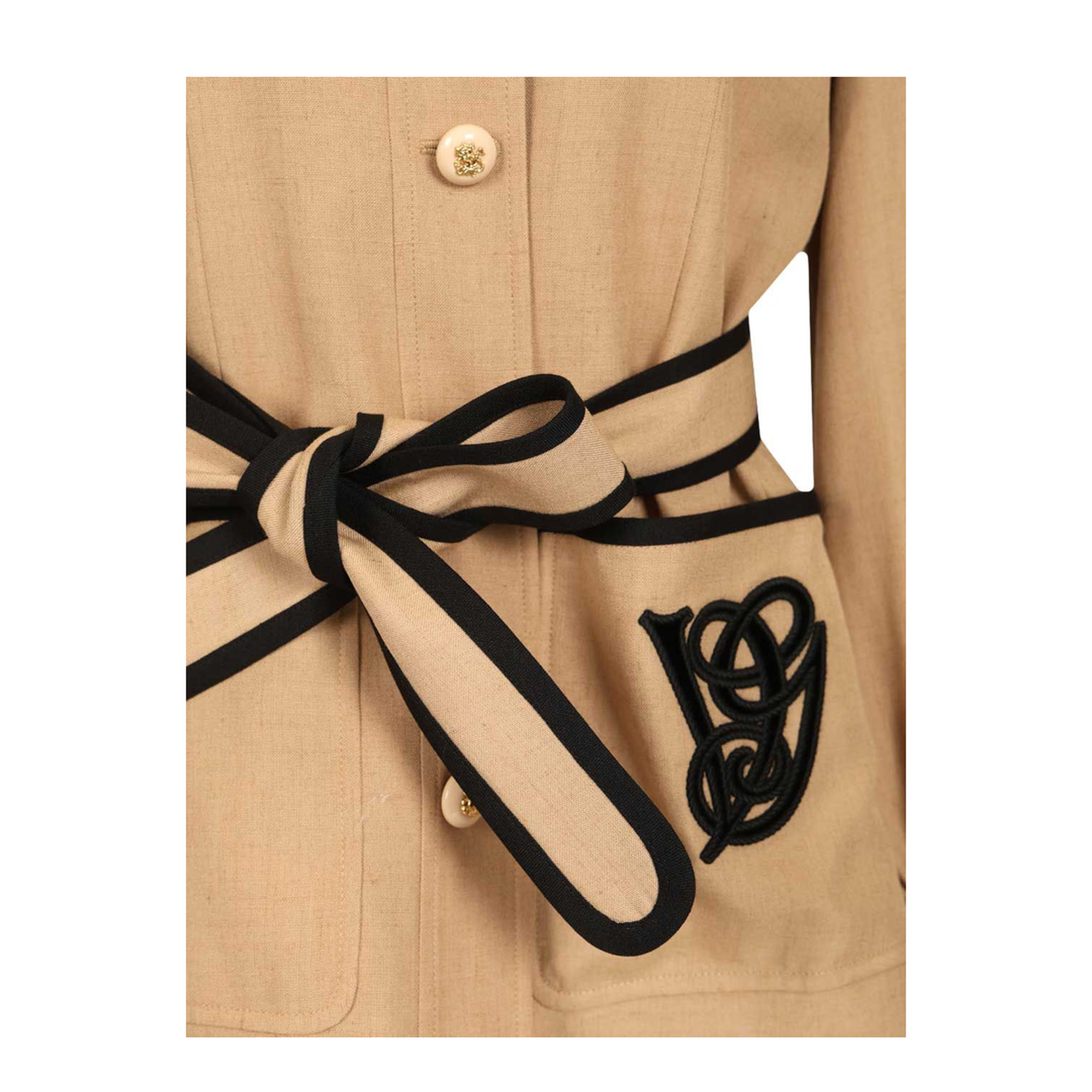 Caban Embroidered Logo Jacket