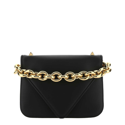 Mount Leather Shoulder Bags - Black