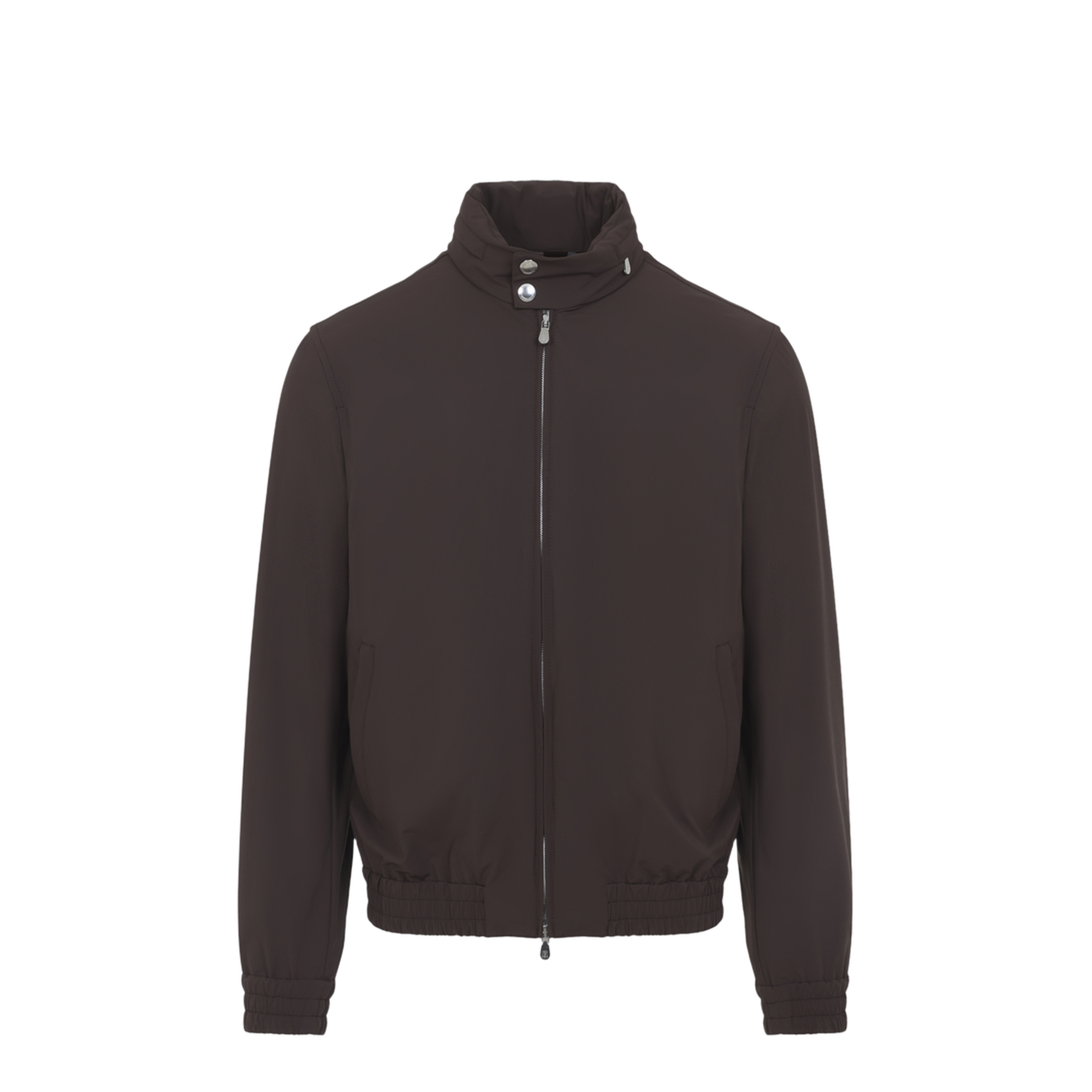 Water Resistant Blouson Jacket Brown
