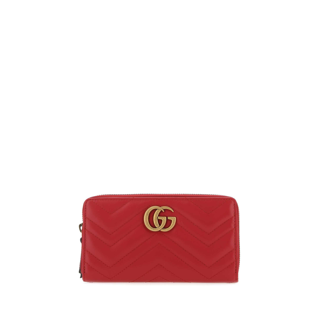 GG Marmont Continental Wallet, Gold Hardware