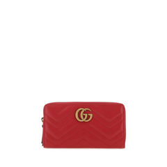 GG Marmont Continental Wallet, Gold Hardware