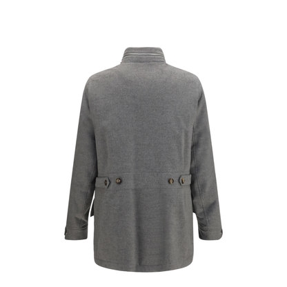 MAYFEYR - Brunello Cucinelli - Cashmere Jacket With Zip And Buttons - MM4006005
