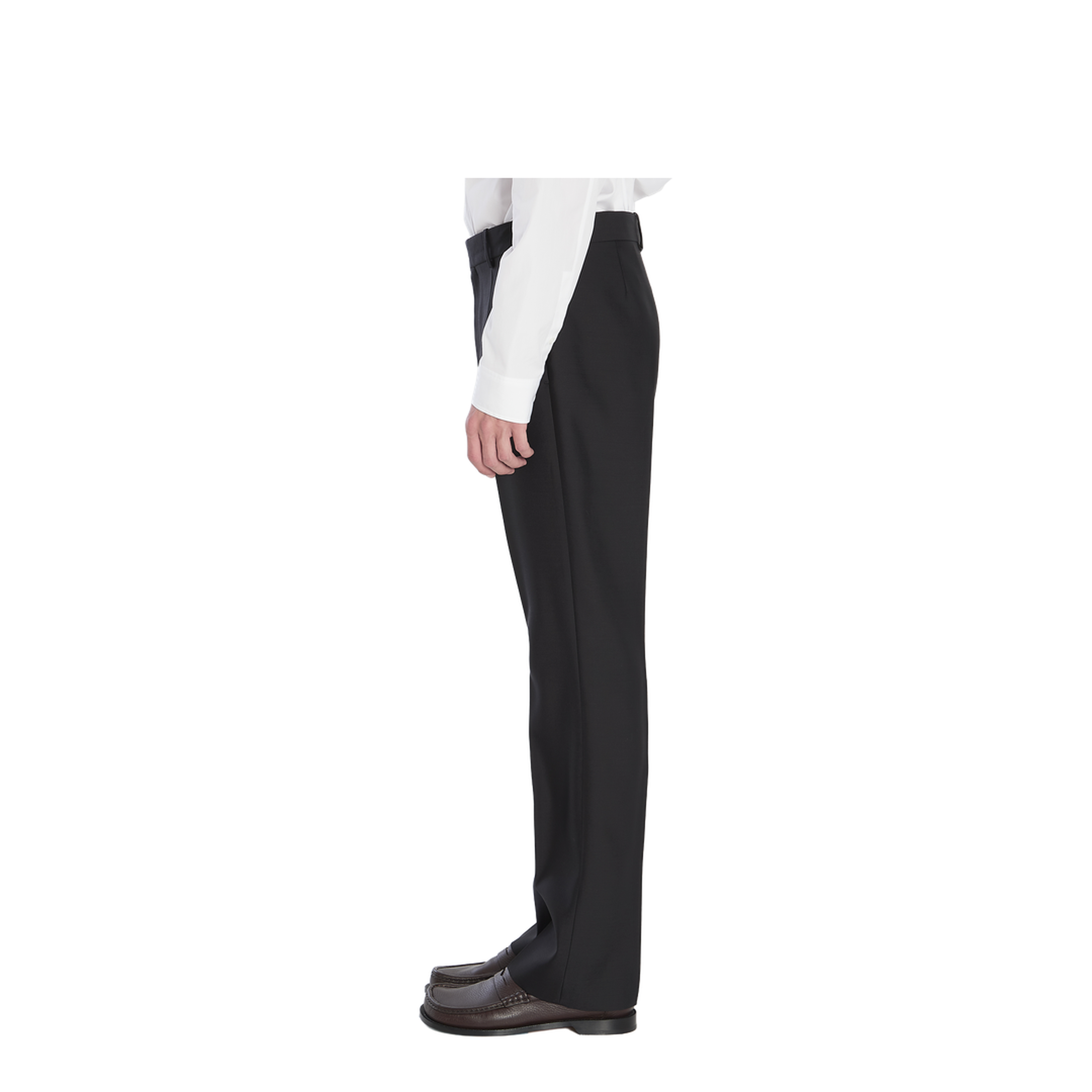 Tailored Wool and Silk Trousers