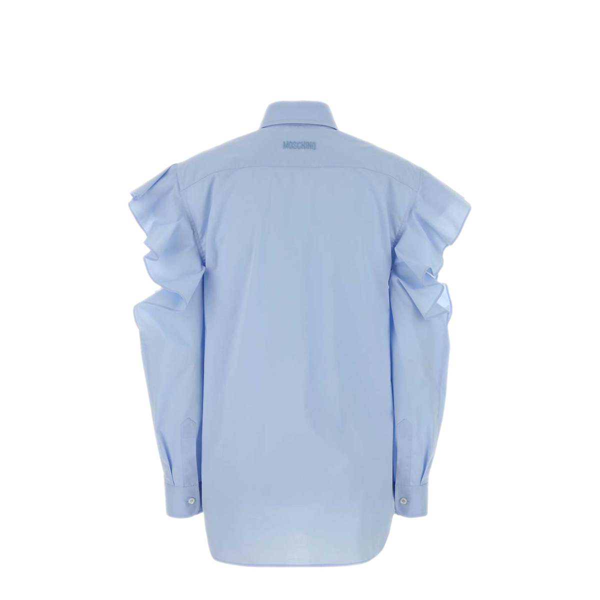 MAYFEYR - Moschino - Light Blue Poplin Shirt - 261D021204311293