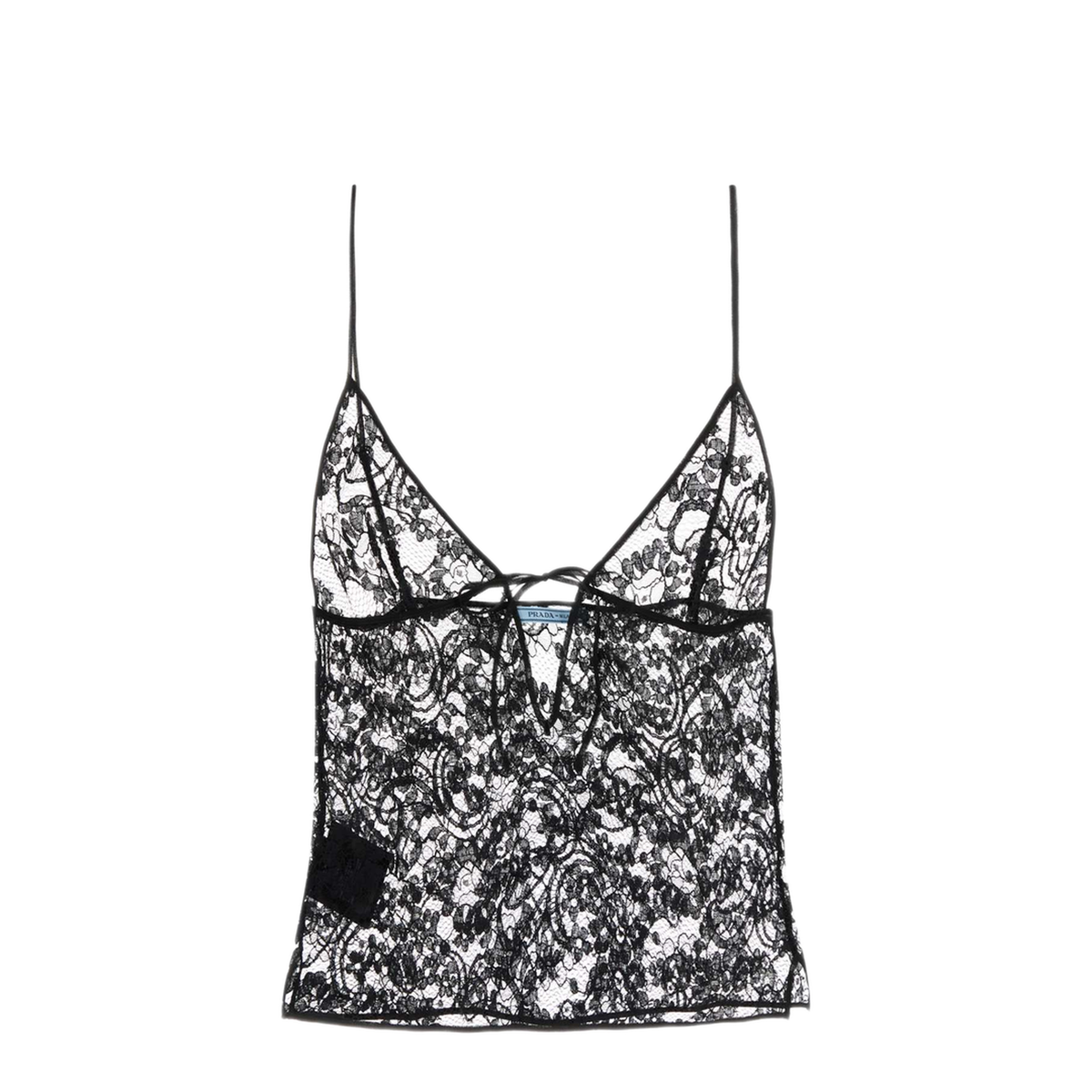 MAYFEYR - Prada - Black Lace Top - TP6238SOOO13B0F0002