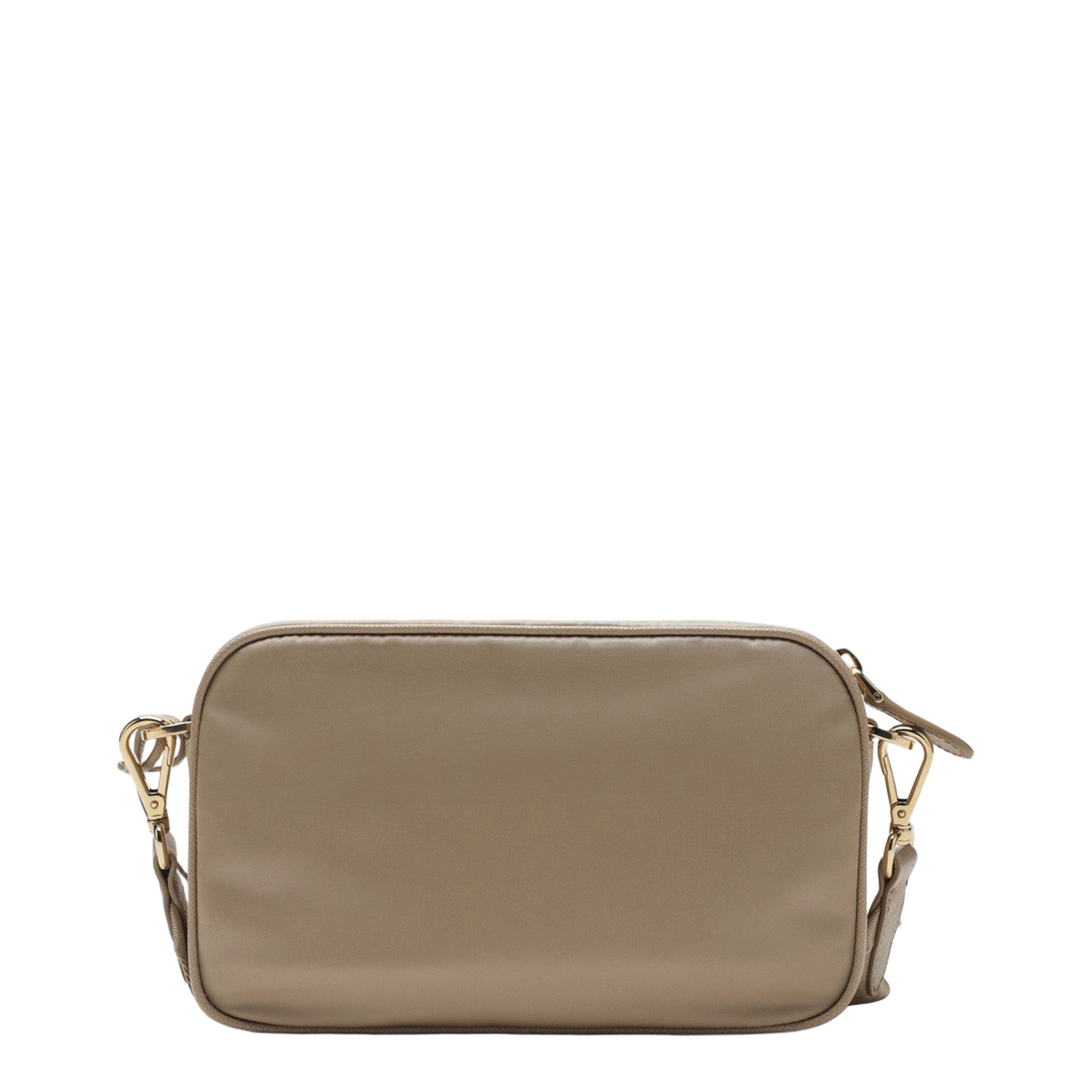 Re-Nylon Mini Re-Nylon Shoulder Bag - Cammello 1