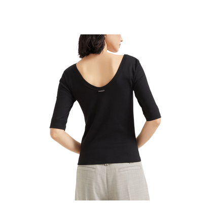 T-Shirt In Cotton Stretch