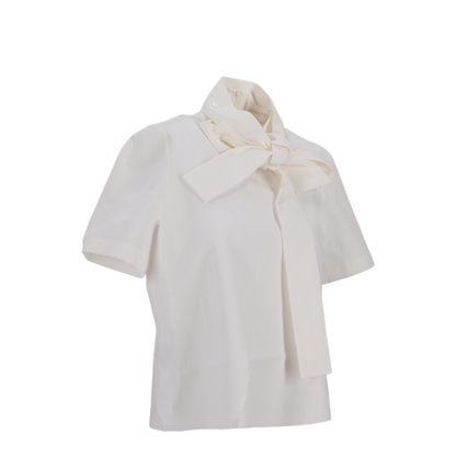 MAYFEYR - SHUSHU TONG - Ribboned Pullover Blouse - MWDETO03STC011WH100