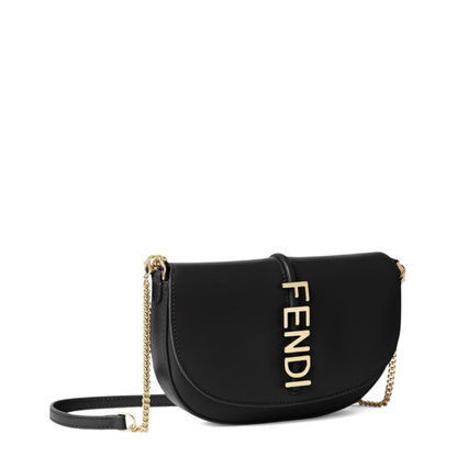 Fendigraphy Wallet on Chain
Black leather wallet