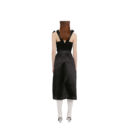 Black Satin Dress