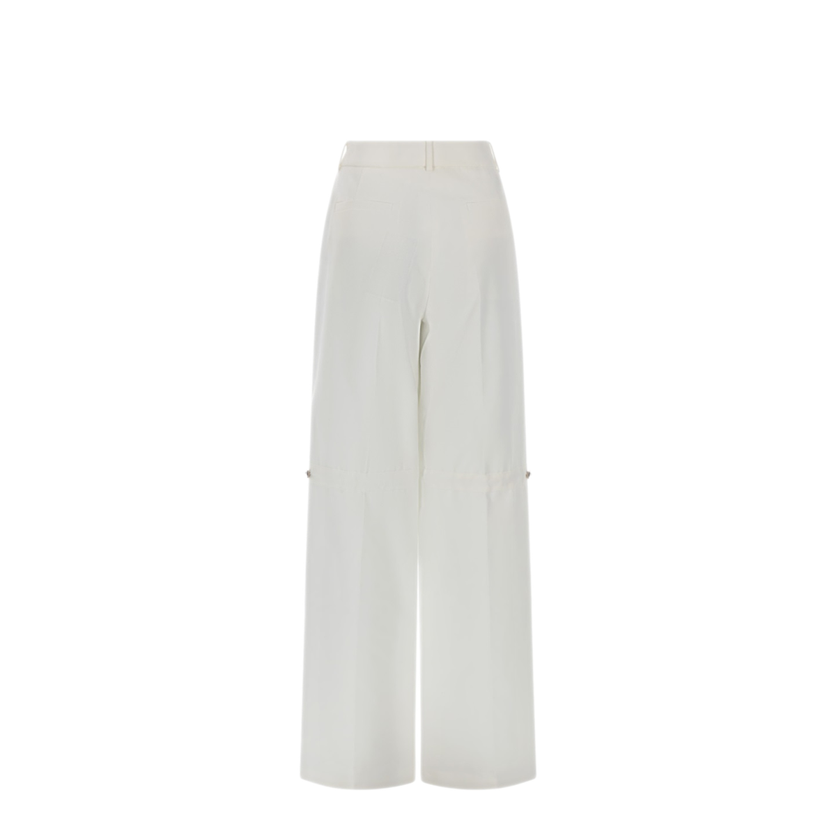 White Cotton Trousers