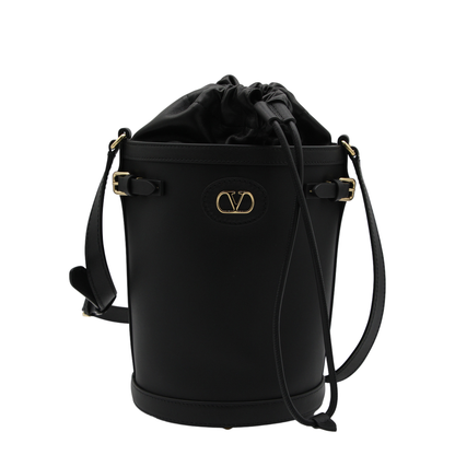 Antibes Bucket Bag Medium Leather - Black