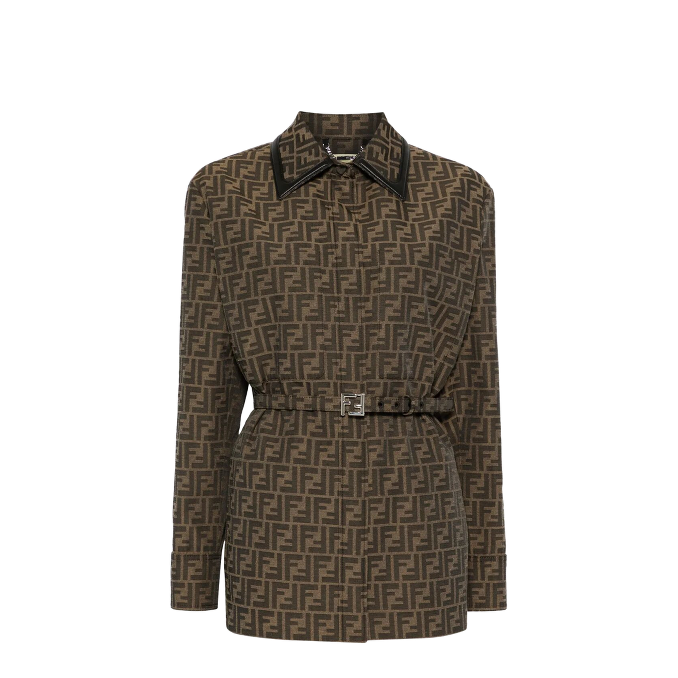 MAYFEYR - Fendi - Jacquard Canvas Shirt Jacket - FJ7564A5W3