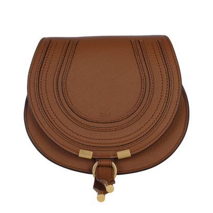 Marcie Small Calfskin Saddle Bag - Luggage