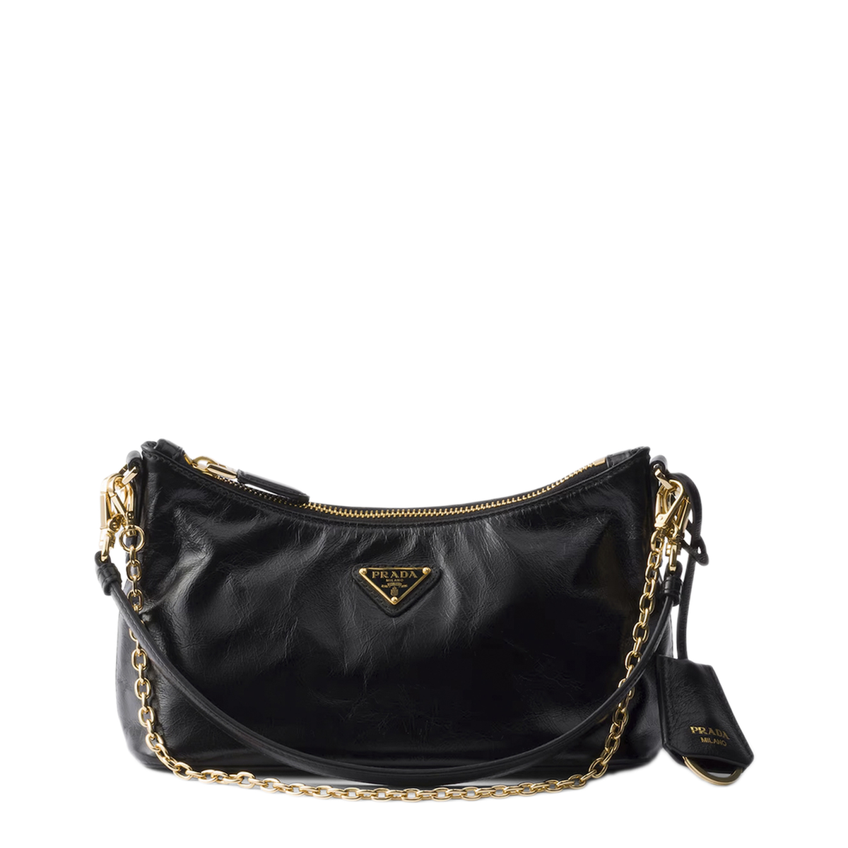 MAYFEYR - Prada - Black Shoulder Bag - 1BC305VDOM2CYRF0002