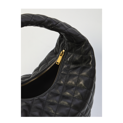 ICARE Hobo in Quilted Nappa in Black