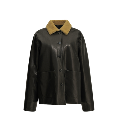 MAYFEYR - Khaite - Wilson Leather Jacket - 62561036200