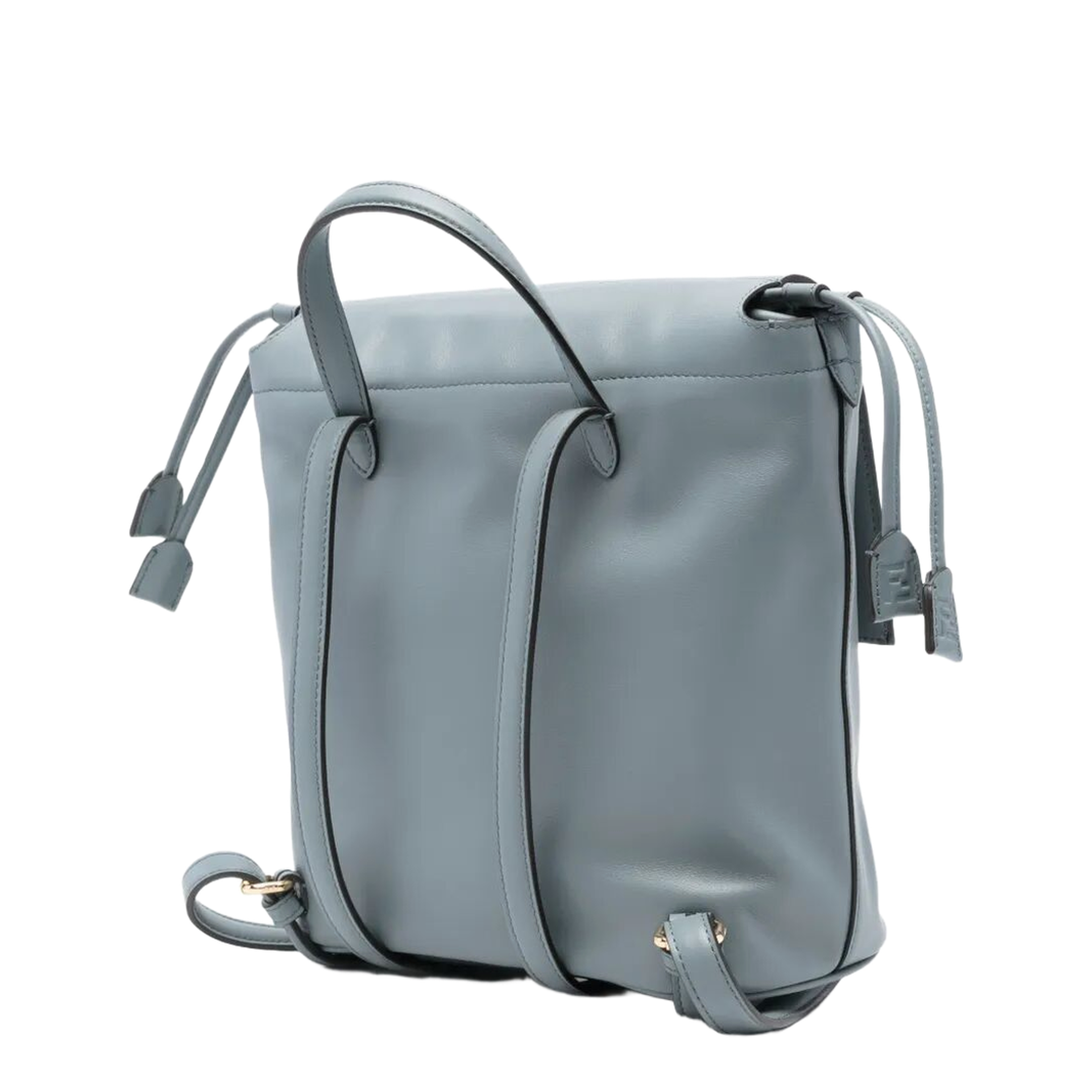 Women's Backpack Leather Blue