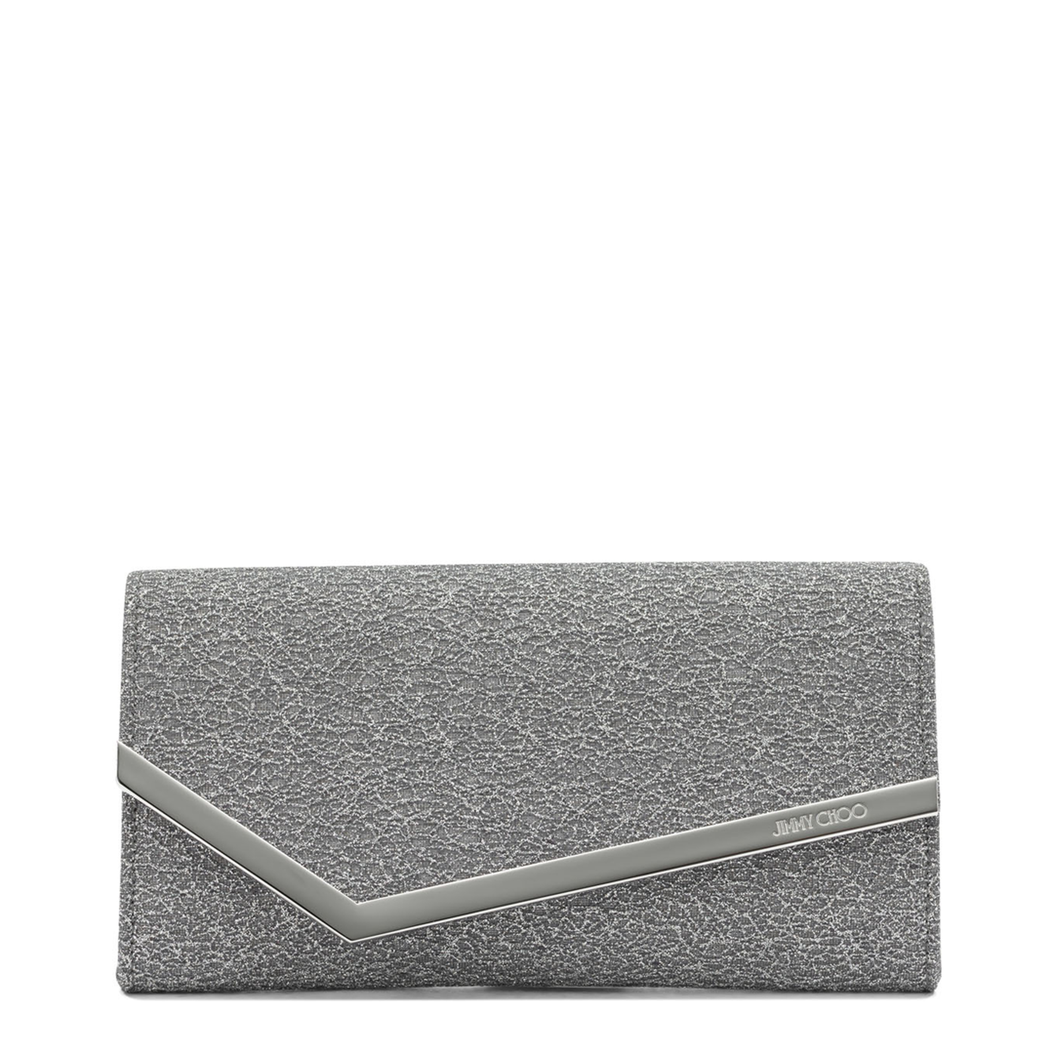 MAYFEYR - Jimmy Choo - Emmie Clutch - EMMIEUBDANTRACITESILVER
