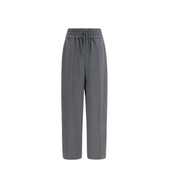 Wool Pants With Elasticated Waist