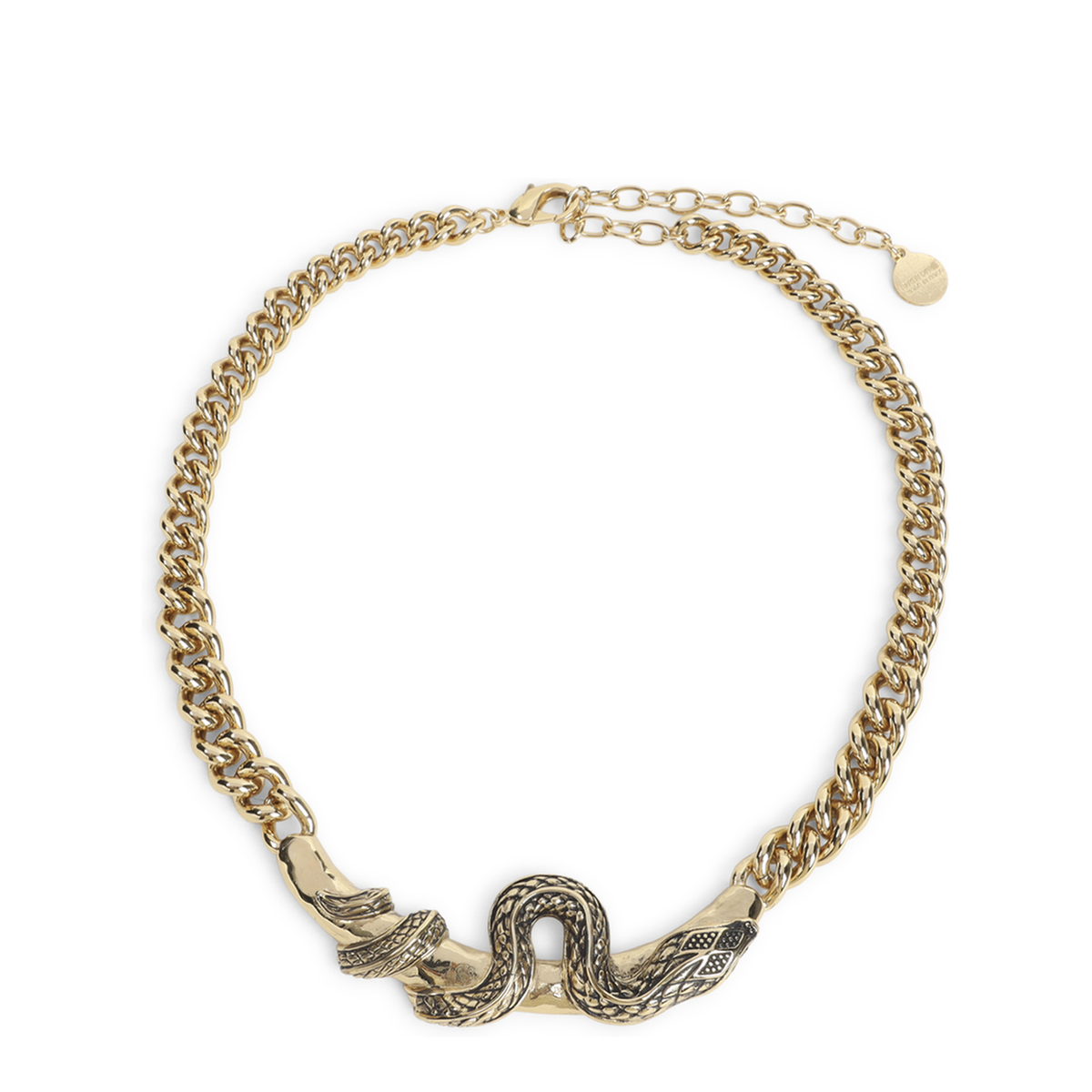 MAYFEYR - ROBERTO CAVALLI - Old Gold Serpentine Necklace - WKG013AM00100139