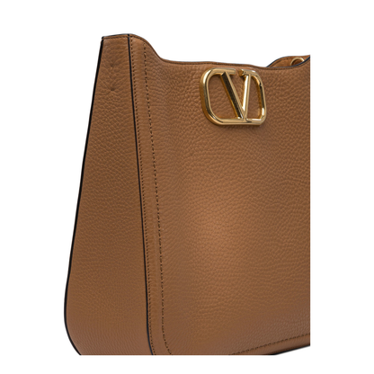 Medium Almond Alltime Shoulder Bag