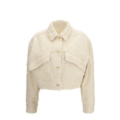 MAYFEYR - Brunello Cucinelli - Fuzzy Dyed Denim Outerwear Jacket With Monili - ML1217771