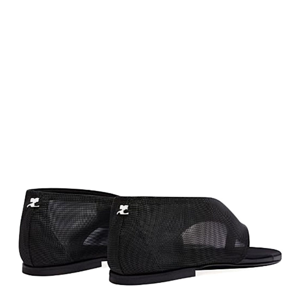 MAYFEYR - Courreges - Sandalo 40 Nero Pelle - 225SCS124PL012999999999