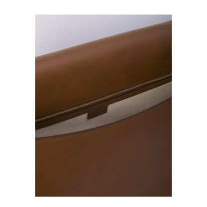 Blondie Large Suede Top Handle Bag - Tan