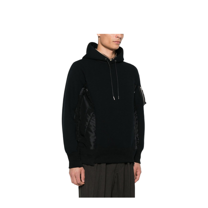 Cotton and Nylon Hoodie