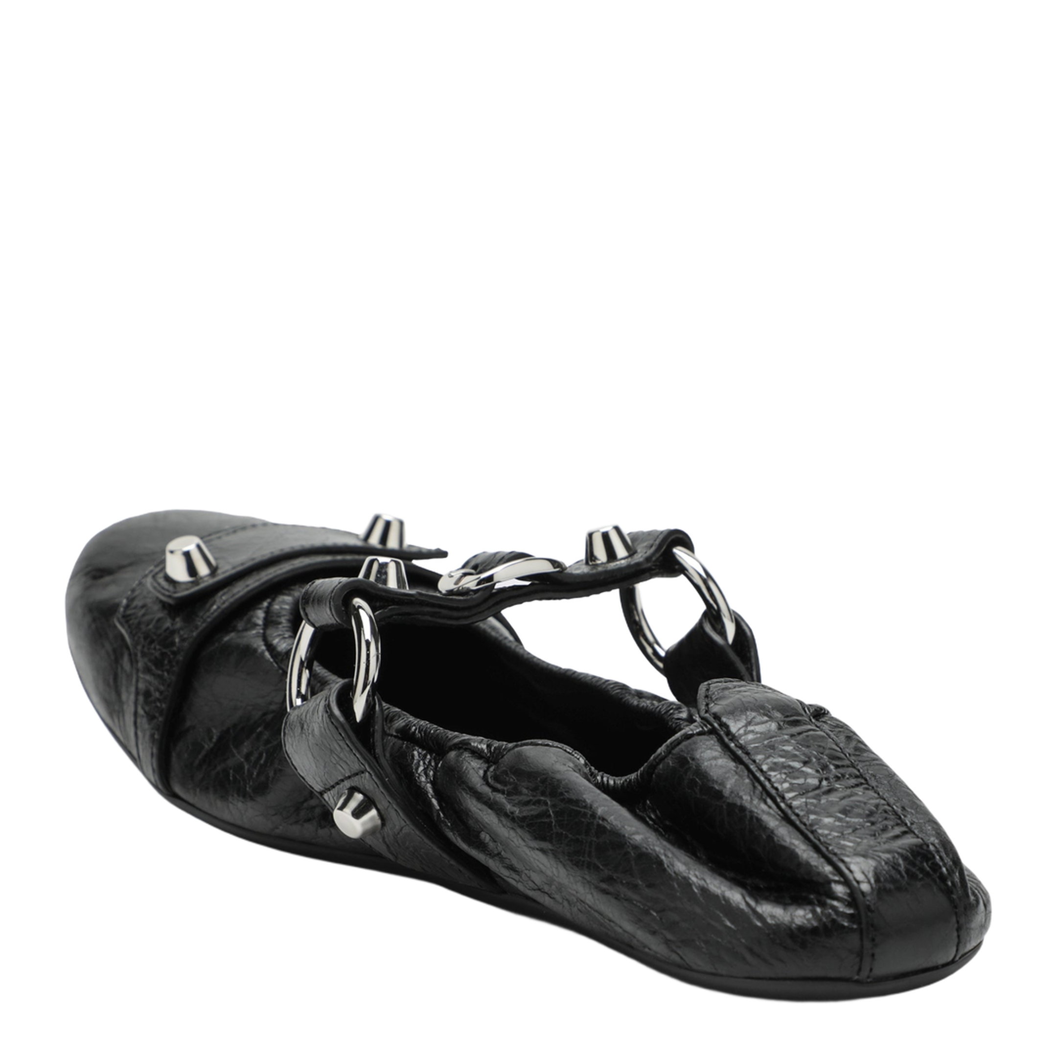 City Ballerina in Black/Silver